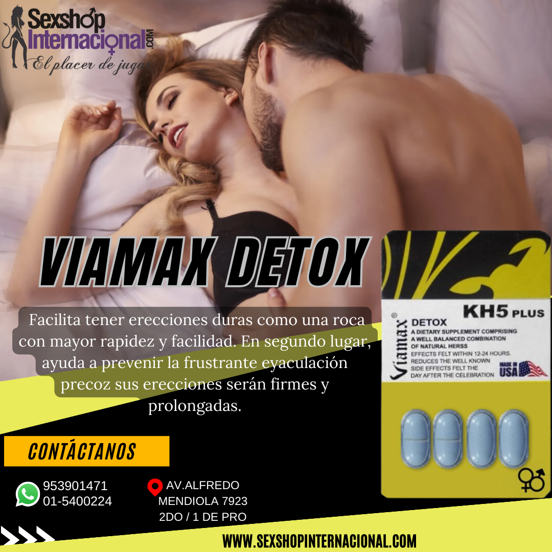 VIAMAX DETOX POTENCIA Y RETARDA